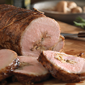 Prosciutto and Mushroom-Stuffed Pork Roast with Balsamic Glaze